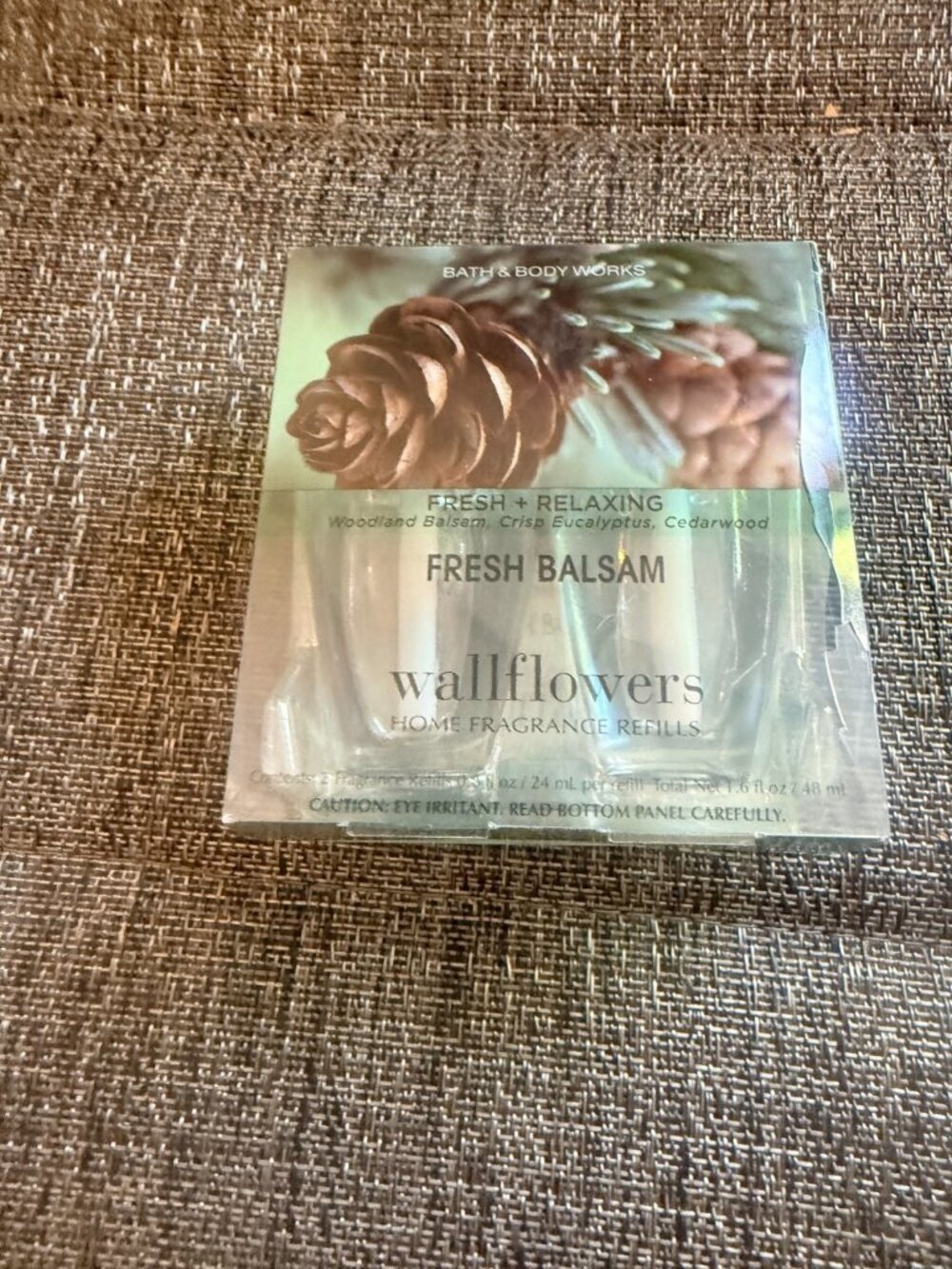 Bath And Body Works wallflowers Fresh Balsam refills 2 pack